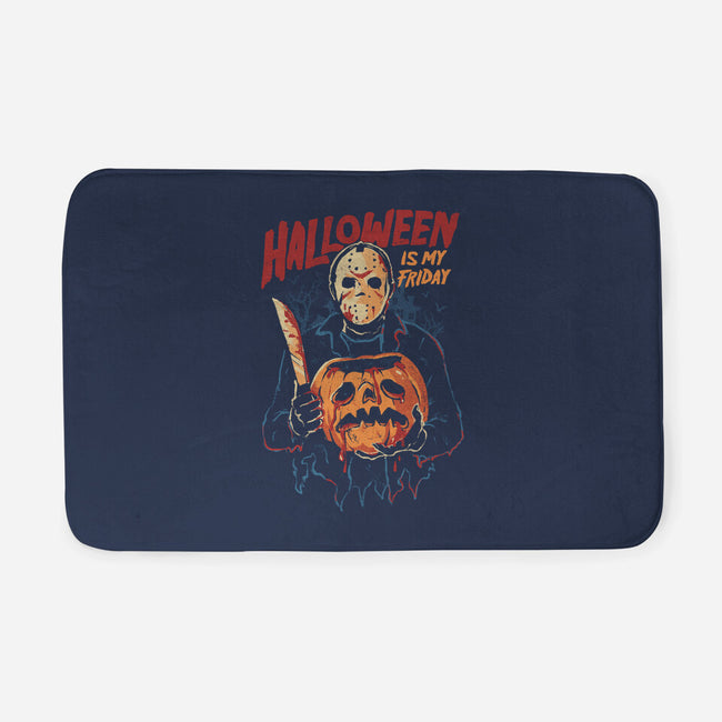 Halloween Is My Friday-None-Memory Foam-Bath Mat-eduely