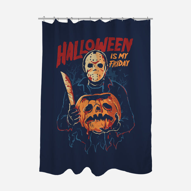 Halloween Is My Friday-None-Polyester-Shower Curtain-eduely