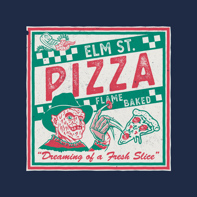 Elm St Pizza-Mens-Long Sleeved-Tee-Nemons