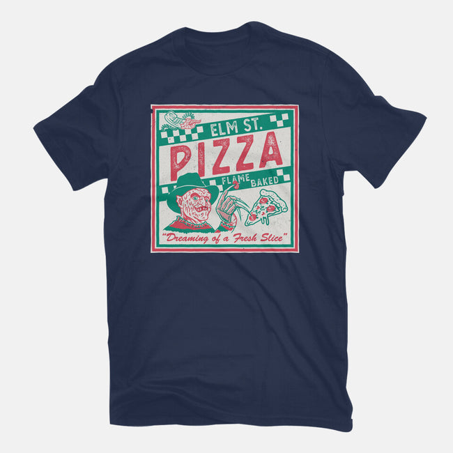 Elm St Pizza-Mens-Basic-Tee-Nemons