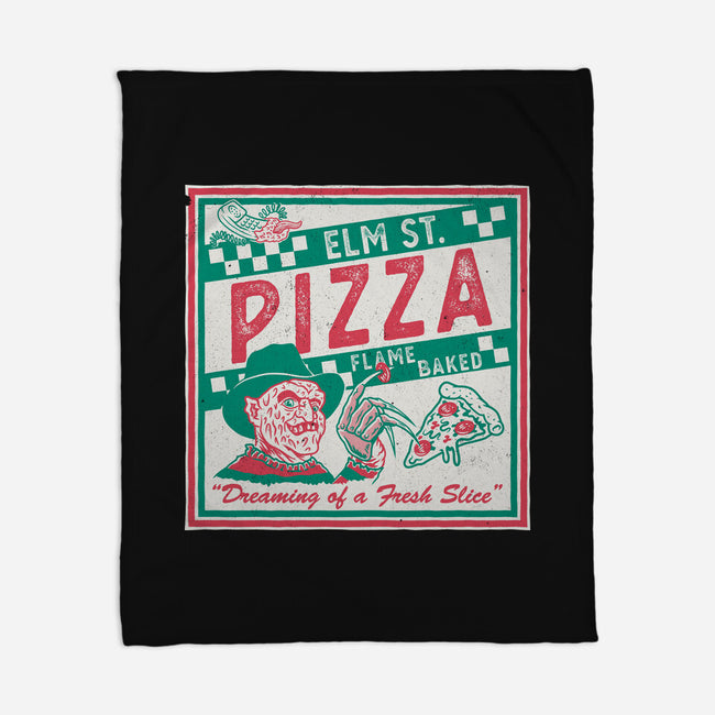 Elm St Pizza-None-Fleece-Blanket-Nemons