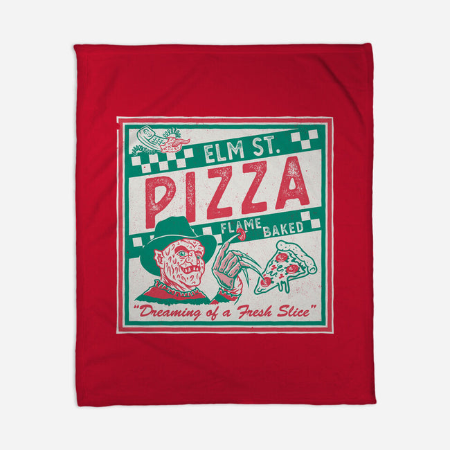 Elm St Pizza-None-Fleece-Blanket-Nemons