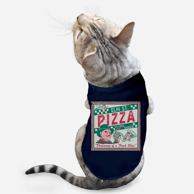 Elm St Pizza-Cat-Basic-Pet Tank-Nemons