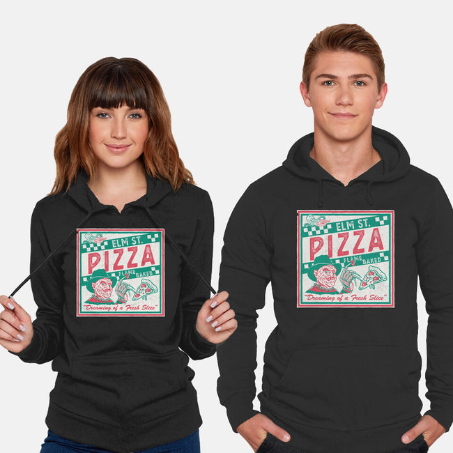 Elm St Pizza-Unisex-Pullover-Sweatshirt-Nemons