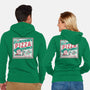 Elm St Pizza-Unisex-Zip-Up-Sweatshirt-Nemons