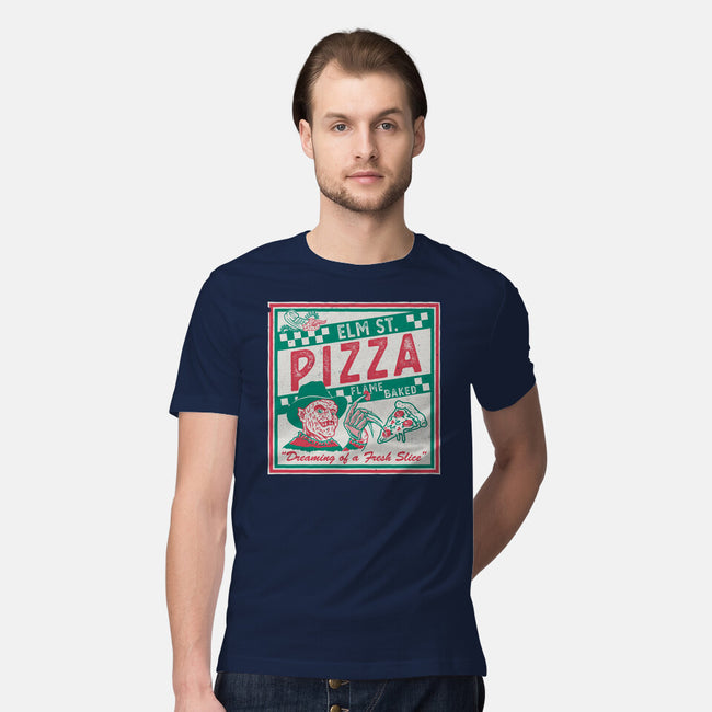 Elm St Pizza-Mens-Premium-Tee-Nemons