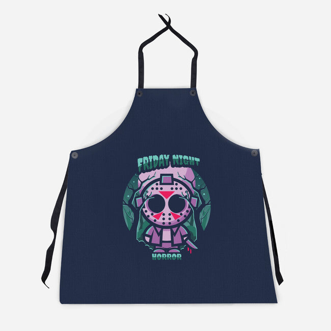 Friday Night Horror-Unisex-Kitchen-Apron-jrberger