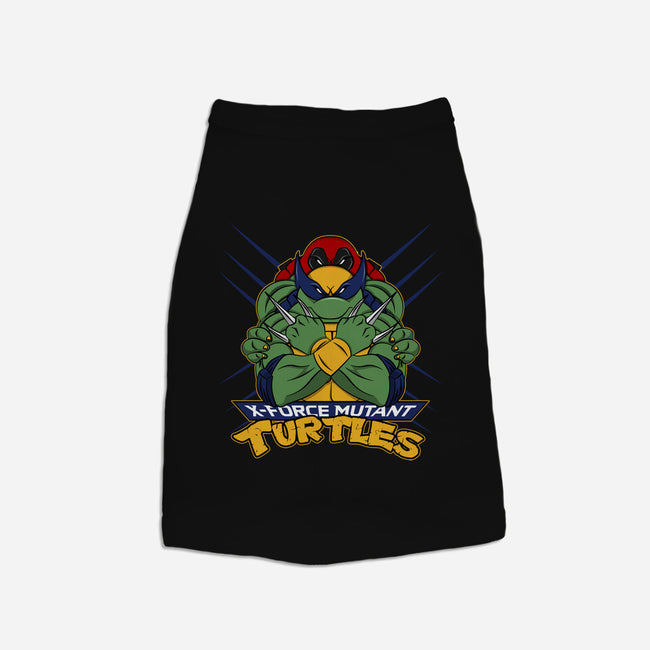 X-Force Mutant Turtles-Dog-Basic-Pet Tank-Nieco