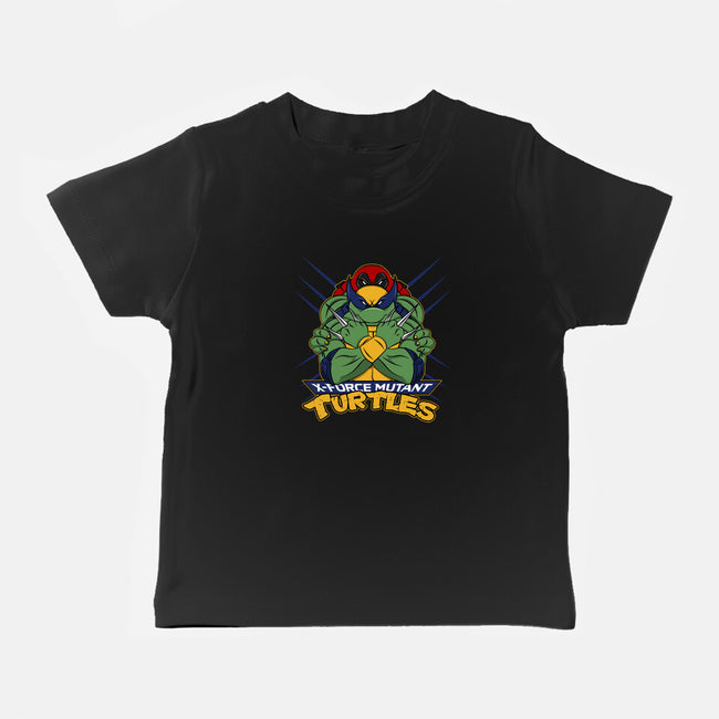 X-Force Mutant Turtles-Baby-Basic-Tee-Nieco