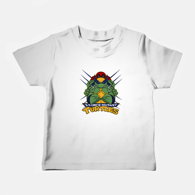 X-Force Mutant Turtles-Baby-Basic-Tee-Nieco