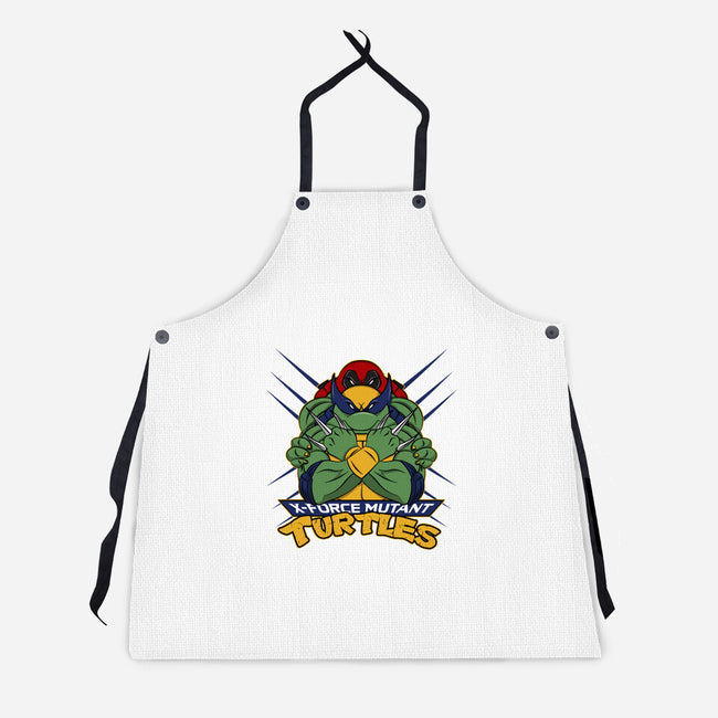 X-Force Mutant Turtles-Unisex-Kitchen-Apron-Nieco