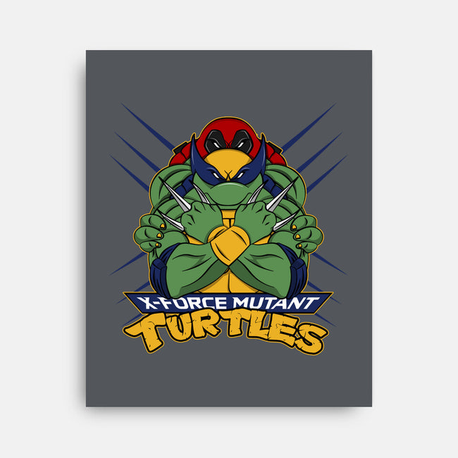 X-Force Mutant Turtles-None-Stretched-Canvas-Nieco