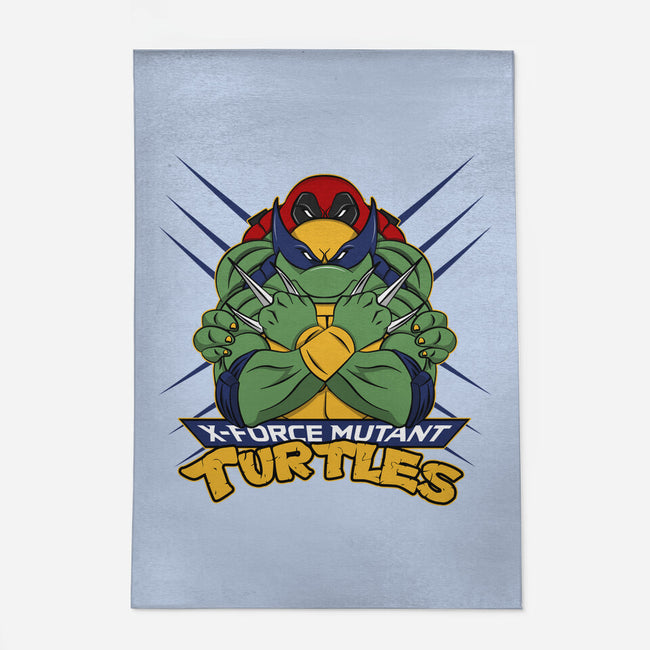 X-Force Mutant Turtles-None-Indoor-Rug-Nieco