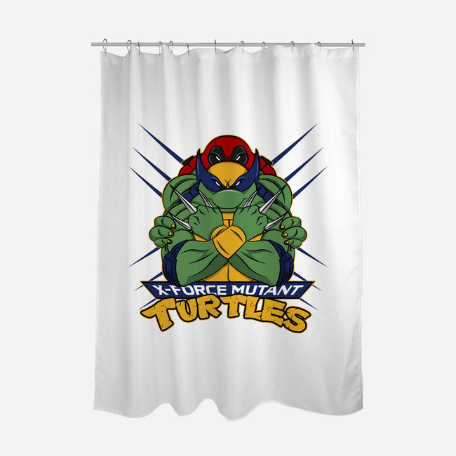 X-Force Mutant Turtles-None-Polyester-Shower Curtain-Nieco