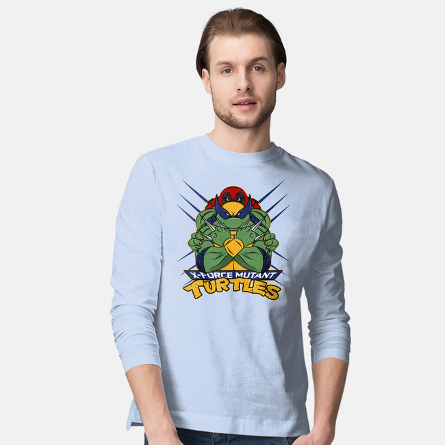 X-Force Mutant Turtles-Mens-Long Sleeved-Tee-Nieco