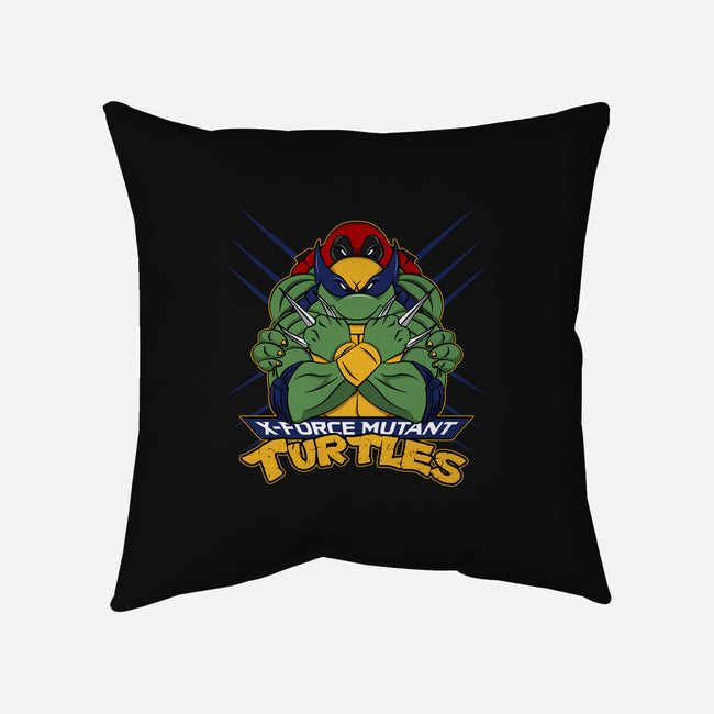 X-Force Mutant Turtles-None-Removable Cover-Throw Pillow-Nieco