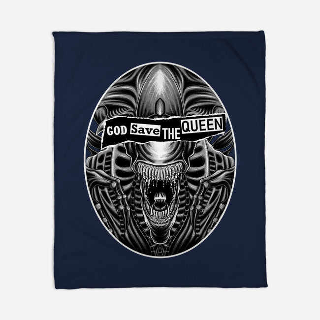 God Save The Queen-None-Fleece-Blanket-rmatix