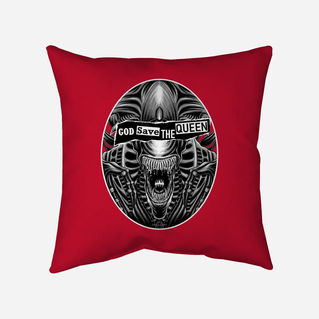 God Save The Queen-None-Removable Cover-Throw Pillow-rmatix