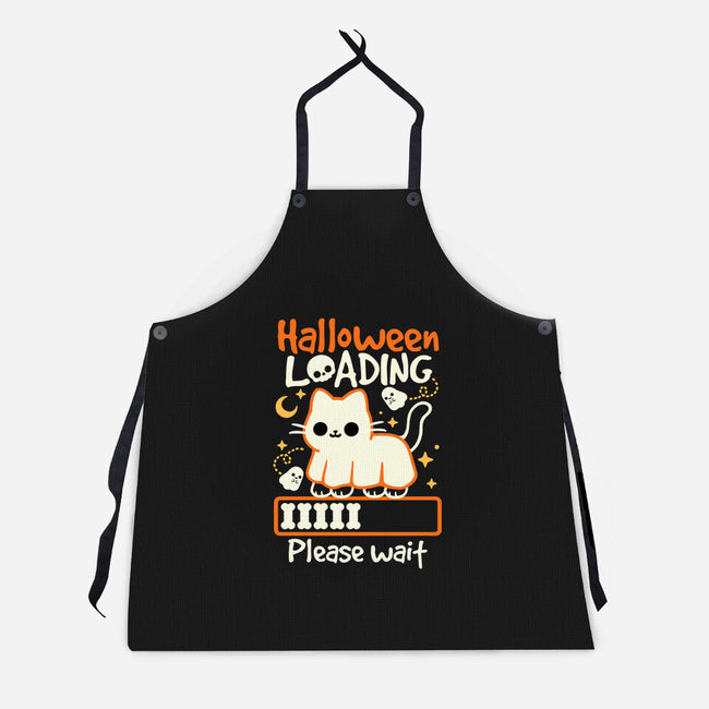 Halloween Loading-Unisex-Kitchen-Apron-NemiMakeit