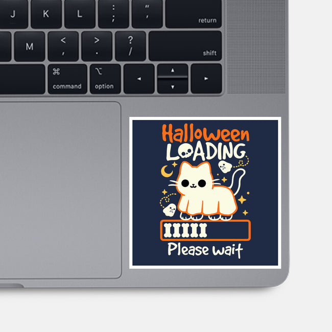 Halloween Loading-None-Glossy-Sticker-NemiMakeit