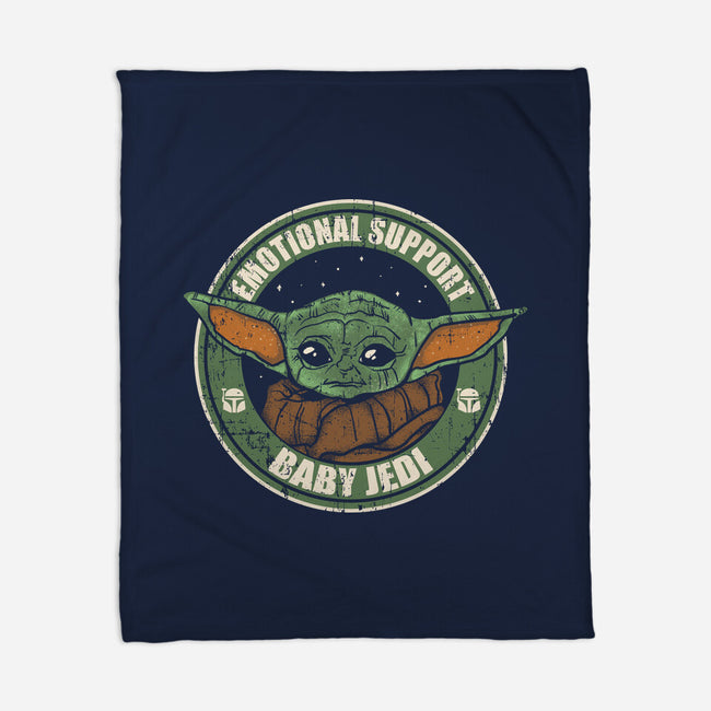 Emotional Support Jedi-None-Fleece-Blanket-turborat14