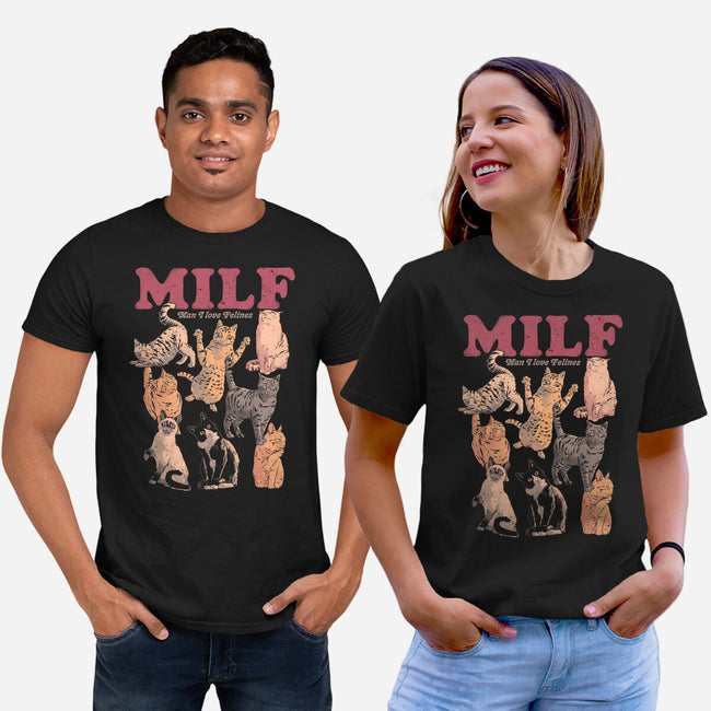 Man I Love Felines-Unisex-Basic-Tee-eduely