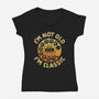 Classic Communicator-Womens-V-Neck-Tee-kg07