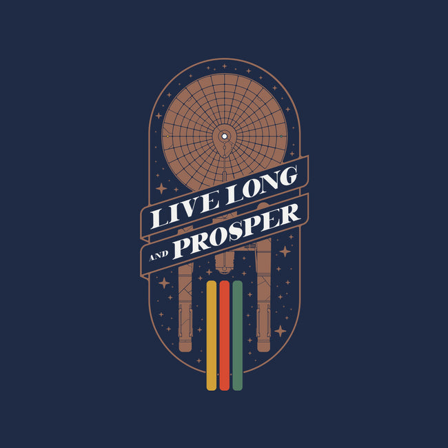 Live Long And Retro-None-Polyester-Shower Curtain-BadBox