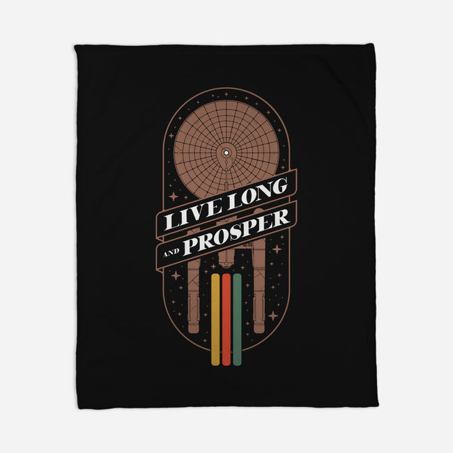 Live Long And Retro-None-Fleece-Blanket-BadBox