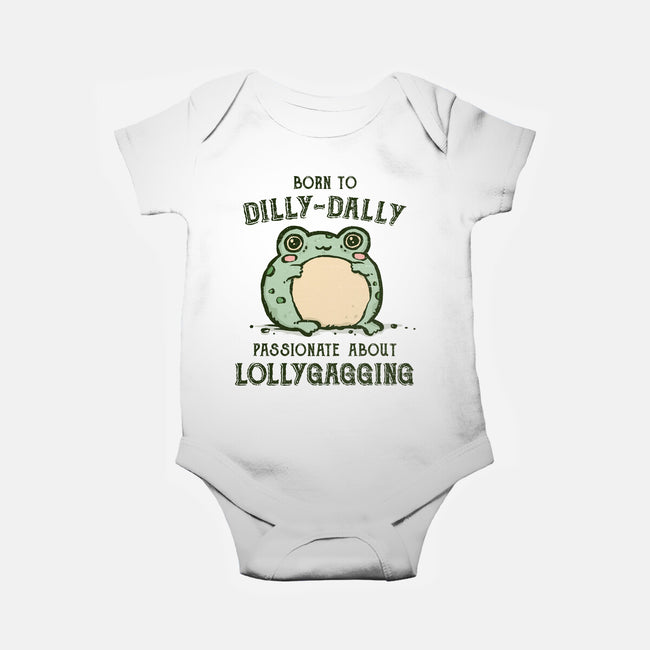 Born To Dilly-Dally-Baby-Basic-Onesie-kg07