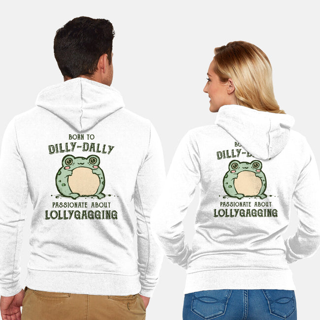 Born To Dilly-Dally-Unisex-Zip-Up-Sweatshirt-kg07