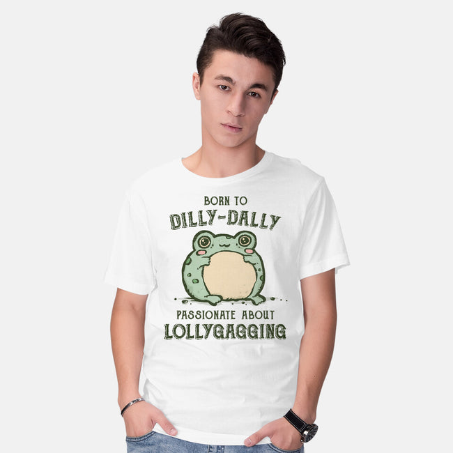 Born To Dilly-Dally-Mens-Basic-Tee-kg07