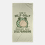 Born To Dilly-Dally-None-Beach-Towel-kg07