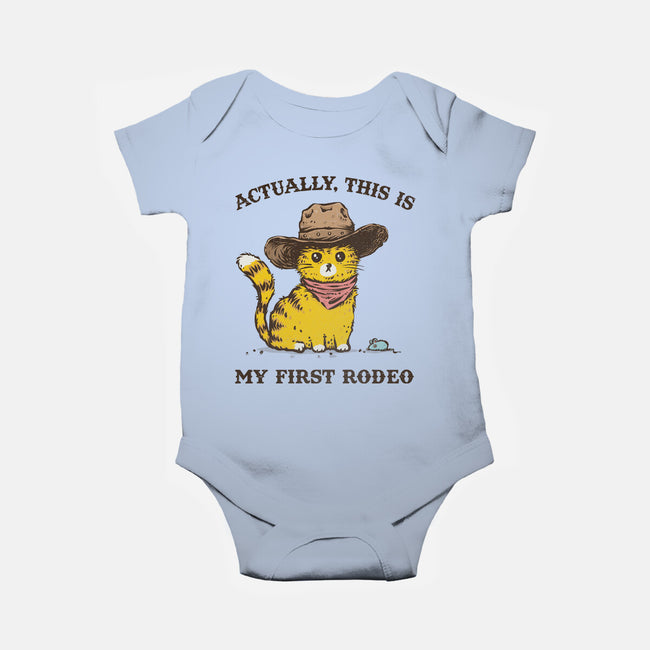 This Is My First Rodeo-Baby-Basic-Onesie-kg07