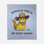 This Is My First Rodeo-None-Fleece-Blanket-kg07