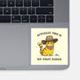 This Is My First Rodeo-None-Glossy-Sticker-kg07