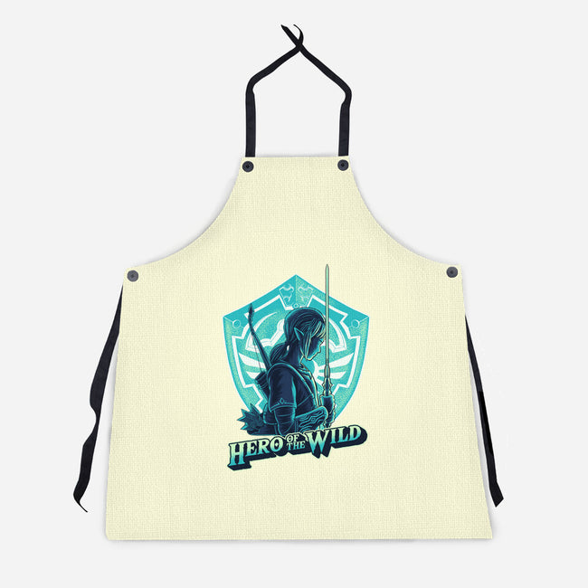 Hero Of The Wild-Unisex-Kitchen-Apron-rmatix