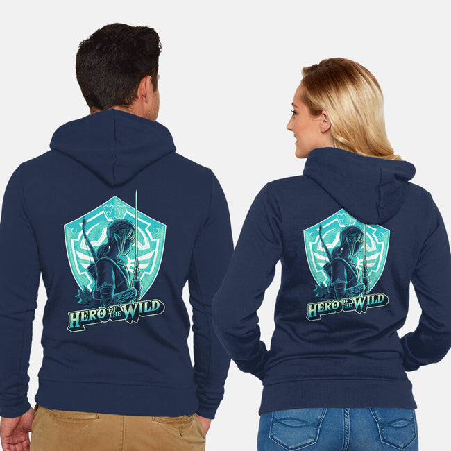 Hero Of The Wild-Unisex-Zip-Up-Sweatshirt-rmatix