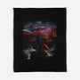 Wanderer Of The Dark Side-None-Fleece-Blanket-zascanauta