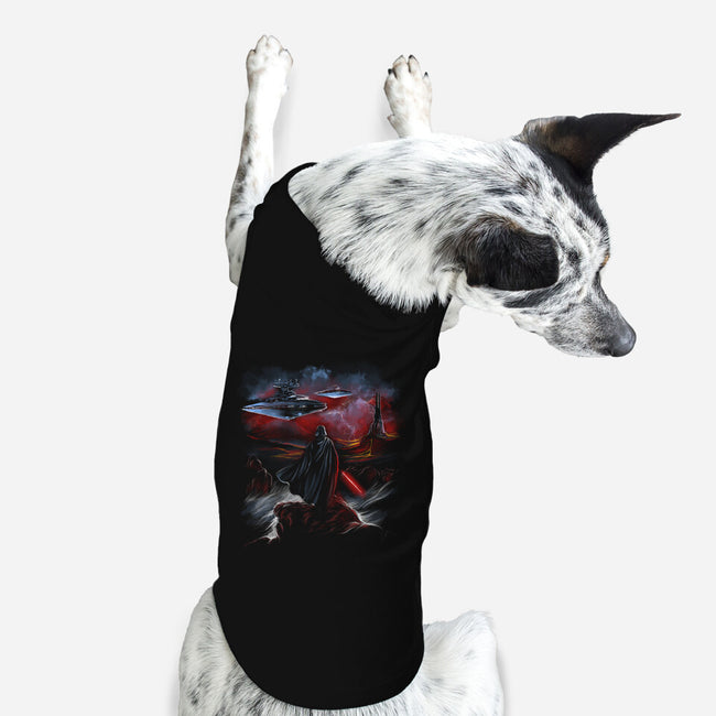 Wanderer Of The Dark Side-Dog-Basic-Pet Tank-zascanauta