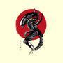 Xenomorph Sumi-e-None-Fleece-Blanket-DrMonekers