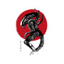 Xenomorph Sumi-e-Womens-Fitted-Tee-DrMonekers