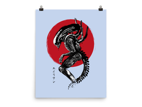 Xenomorph Sumi-e