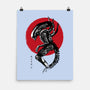 Xenomorph Sumi-e-None-Matte-Poster-DrMonekers