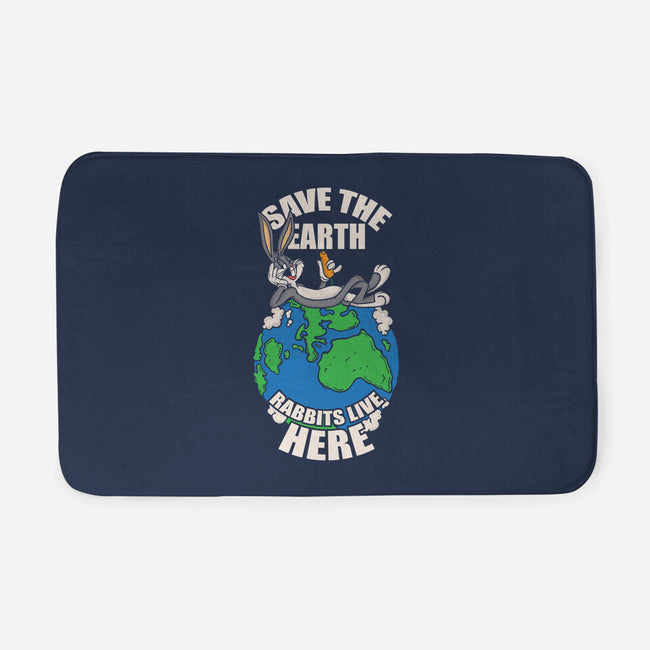 Rabbits Live Here-None-Memory Foam-Bath Mat-turborat14