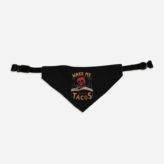 Wake Me When Tacos-Dog-Adjustable-Pet Collar-Arigatees