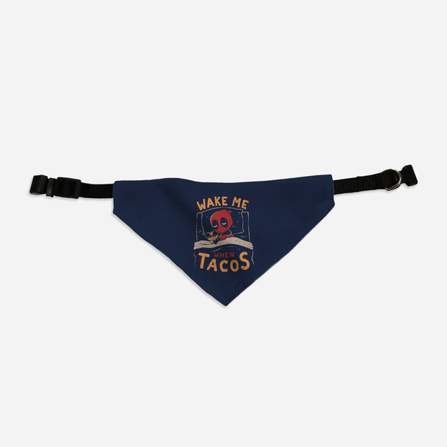 Wake Me When Tacos-Dog-Adjustable-Pet Collar-Arigatees