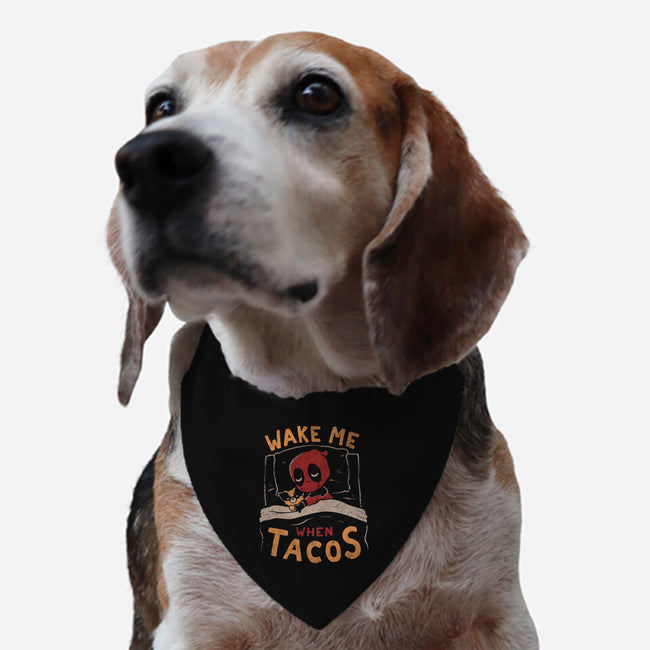 Wake Me When Tacos-Dog-Adjustable-Pet Collar-Arigatees