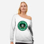 Surprise Coffee-Womens-Off Shoulder-Sweatshirt-spoilerinc