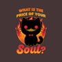 Creepy Cat Buys Souls-Mens-Basic-Tee-Studio Mootant